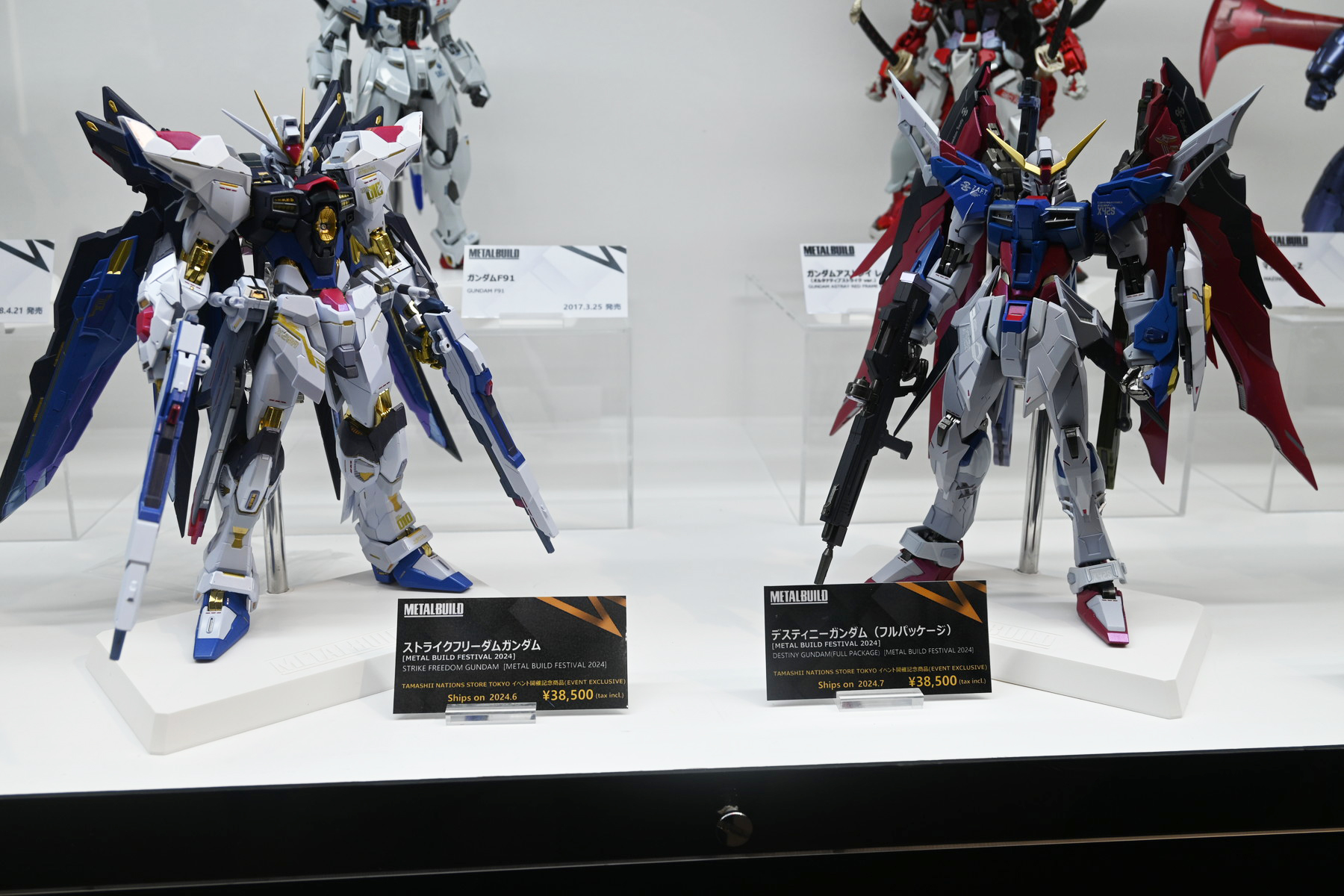 【METAL BUILD FESTIVAL 2024 WITH CLUB TAMASHII MEMBERSフォトレポート】METAL BUILDの祭典から、過去に発表された商品や、「デスティニーガンダム（フルパッケージ）」といった開催記念商品などを紹介！