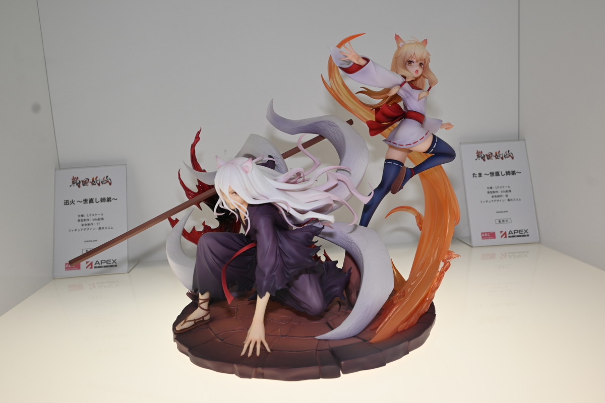 【ワンフェス2024夏フォトレポート】APEXTOYSブースから「ゼンレスゾーンゼロ」アンビー・デマラ、「アズールレーン」アンカレッジなどのフィギュアを紹介！