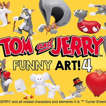 誕生85周年にふさわしいトムとジェリーの可愛さがギュッと詰まった『TOM and JERRY FUNNY ART！』4くじが登場！