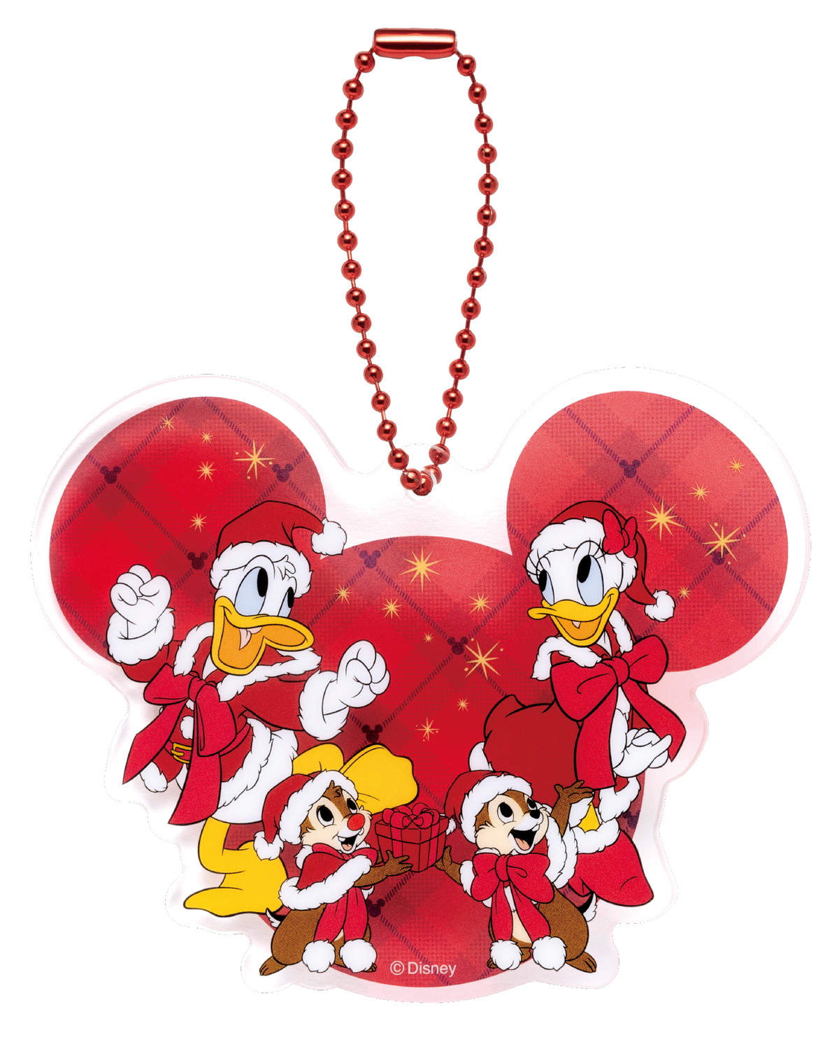 プレゼントを持ったサンタ姿のディズニーキャラクターたちがお家にやってくる！Happyくじ「DISNEY クリスマスオーナメントくじ2024」が11月9日より順次販売開始