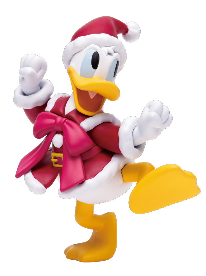 プレゼントを持ったサンタ姿のディズニーキャラクターたちがお家にやってくる！Happyくじ「DISNEY クリスマスオーナメントくじ2024」が11月9日より順次販売開始