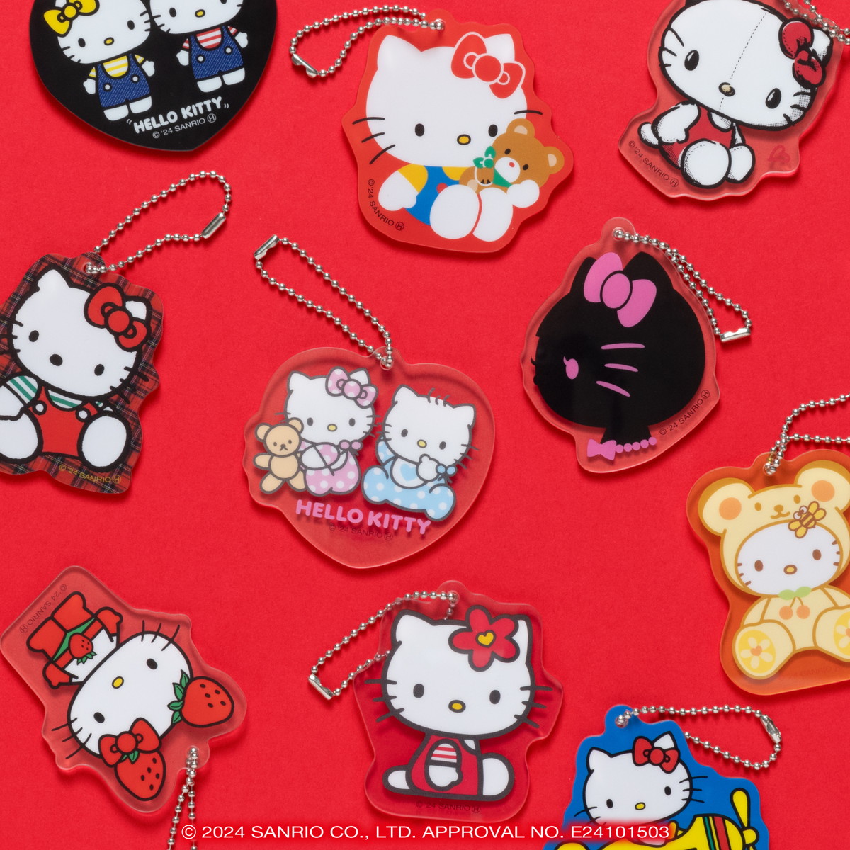 ハローキティ誕生50周年をみんなでお祝い！Happyくじ「HELLO KITTY 50th〜ハッピーアニバーサリー★〜」が11月29日より順次販売開始