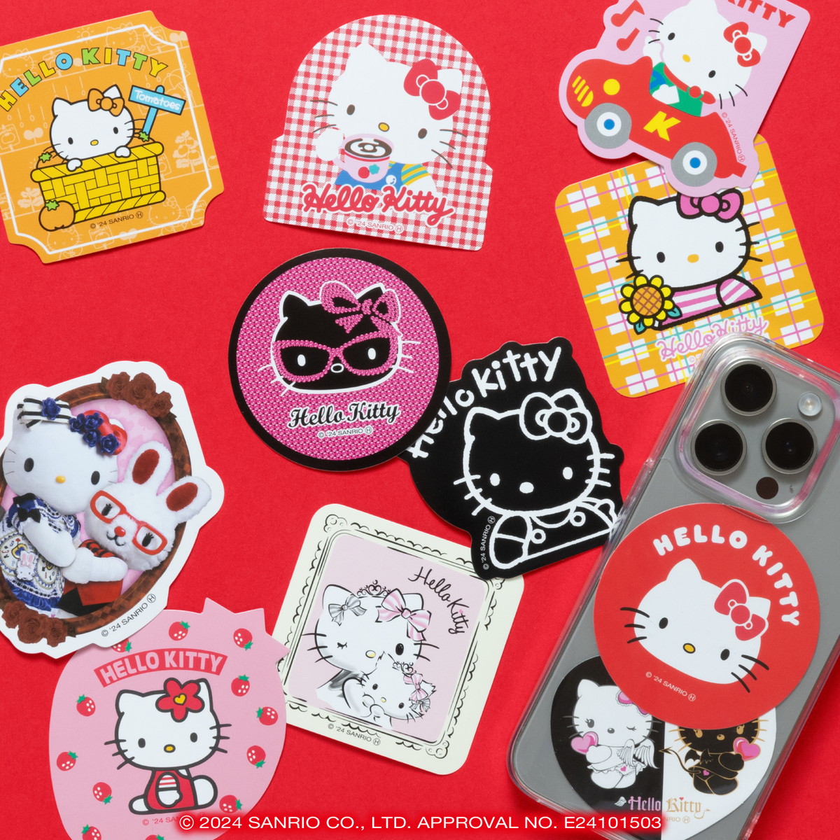 ハローキティ誕生50周年をみんなでお祝い！Happyくじ「HELLO KITTY 50th〜ハッピーアニバーサリー★〜」が11月29日より順次販売開始