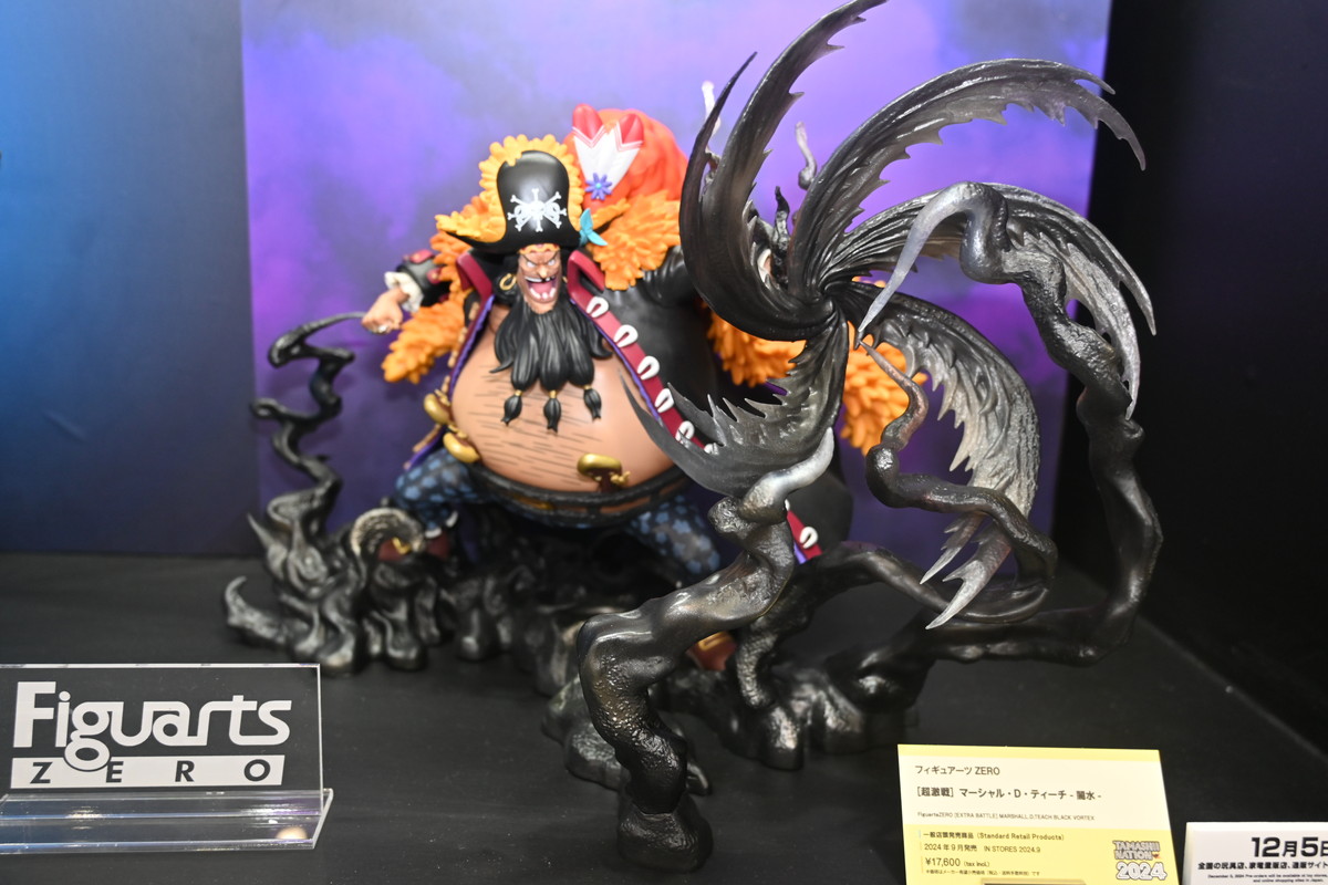 【TAMASHII NATION 2024フォトレポート】「ONE PIECE」マーシャル・D・ティーチや「銀魂」坂田銀時などのフィギュアを紹介！