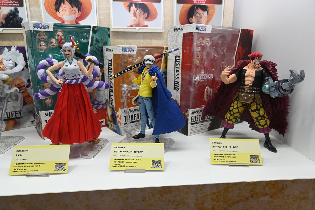 【TAMASHII NATION 2024フォトレポート】「ONE PIECE」マーシャル・D・ティーチや「銀魂」坂田銀時などのフィギュアを紹介！