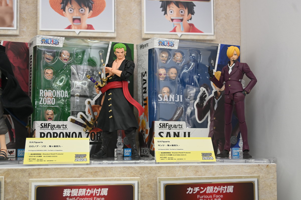 【TAMASHII NATION 2024フォトレポート】「ONE PIECE」マーシャル・D・ティーチや「銀魂」坂田銀時などのフィギュアを紹介！