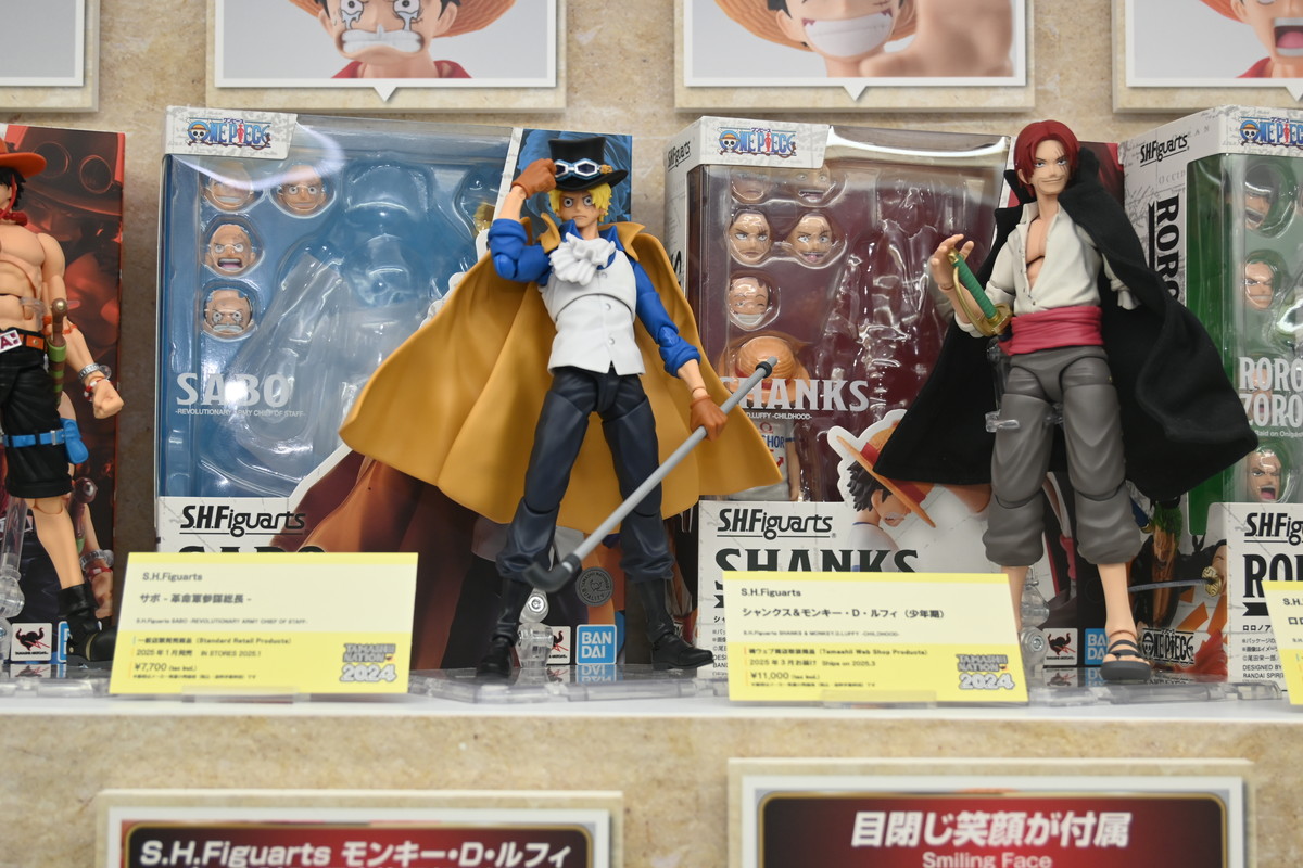 【TAMASHII NATION 2024フォトレポート】「ONE PIECE」マーシャル・D・ティーチや「銀魂」坂田銀時などのフィギュアを紹介！