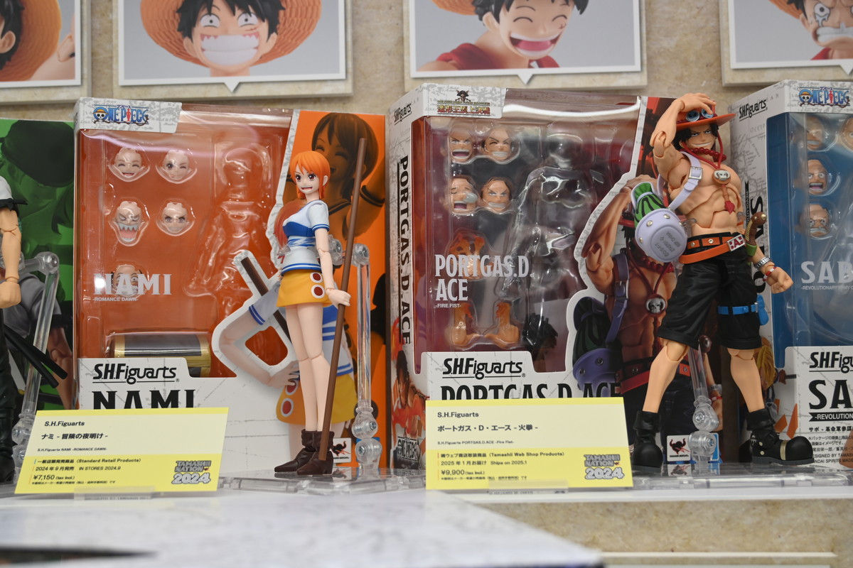 【TAMASHII NATION 2024フォトレポート】「ONE PIECE」マーシャル・D・ティーチや「銀魂」坂田銀時などのフィギュアを紹介！