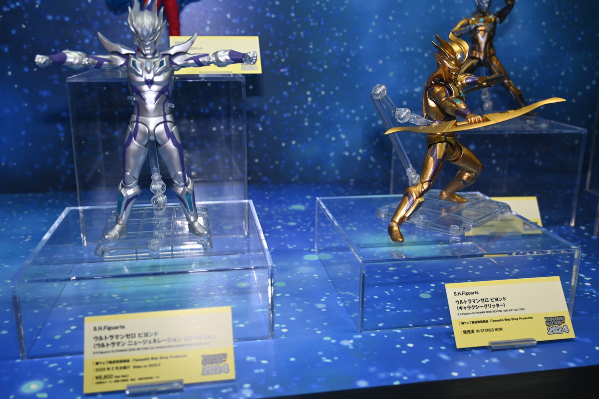 【TAMASHII NATION 2024フォトレポート】「ウルトラマン」ウルトラマンゼロやギャラクトロンなどのフィギュアを紹介！