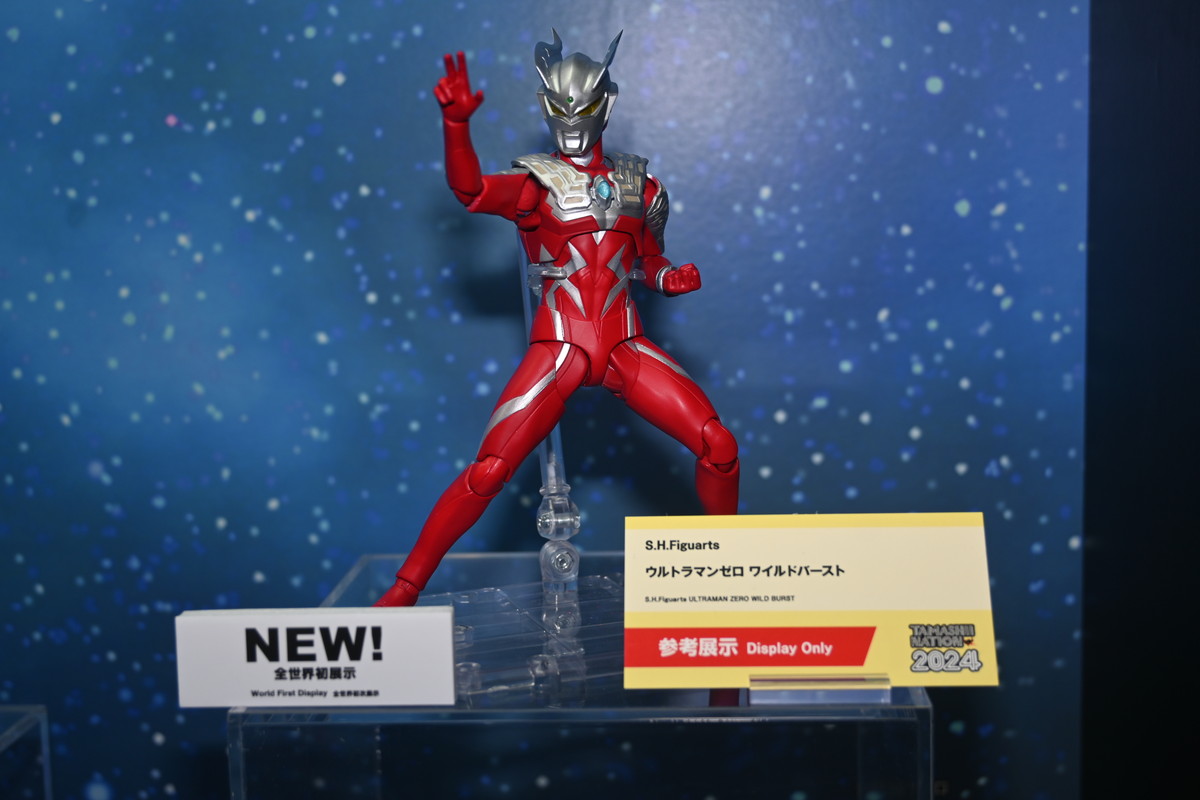 【TAMASHII NATION 2024フォトレポート】「ウルトラマン」ウルトラマンゼロやギャラクトロンなどのフィギュアを紹介！