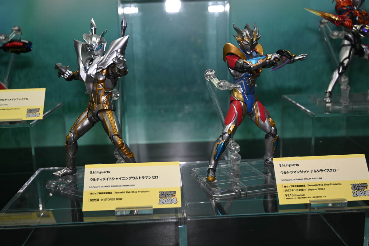 【TAMASHII NATION 2024フォトレポート】「ウルトラマン」ウルトラマンゼロやギャラクトロンなどのフィギュアを紹介！