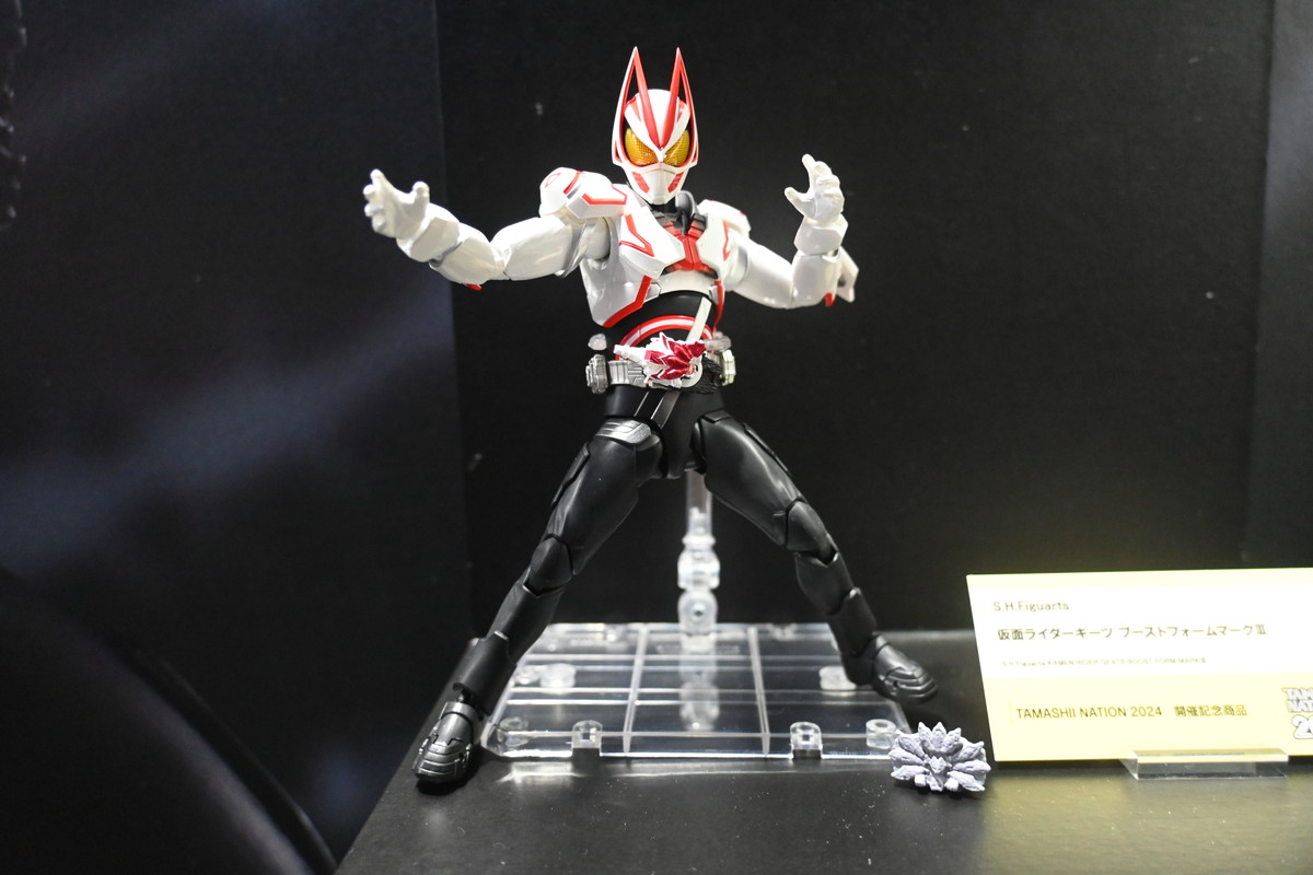 【TAMASHII NATION 2024フォトレポート】「仮面ライダーギーツ」仮面ライダータイクーンや「ガメラ」レギオンなどのフィギュアを紹介！