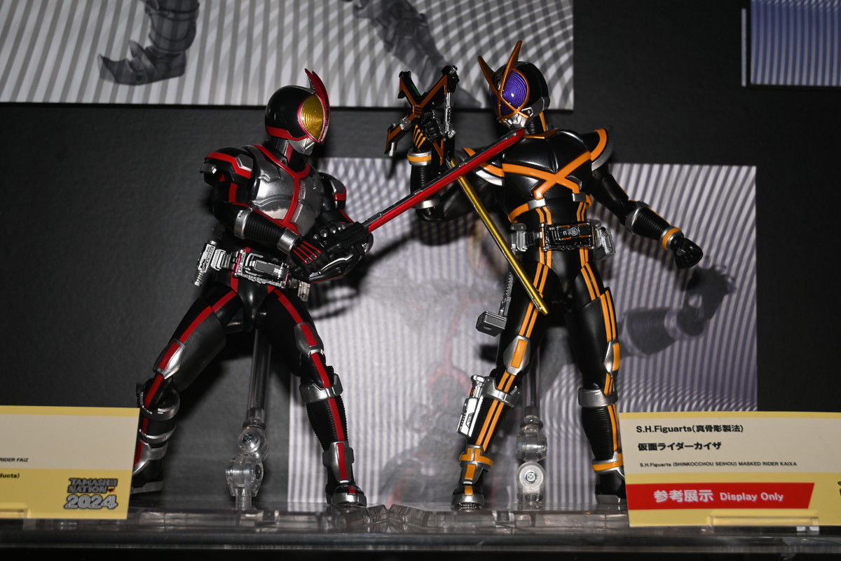 【TAMASHII NATION 2024フォトレポート】「仮面ライダーギーツ」仮面ライダータイクーンや「ガメラ」レギオンなどのフィギュアを紹介！