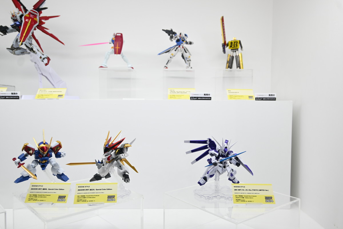 【TAMASHII NATION 2024フォトレポート】「劇場版マクロスF～イツワリノウタヒメ～」スーパールシファーバルキリー（ブレラ・スターン機）や「勇者エクスカイザー」キングエクスカイザーなどのフィギュアを紹介！