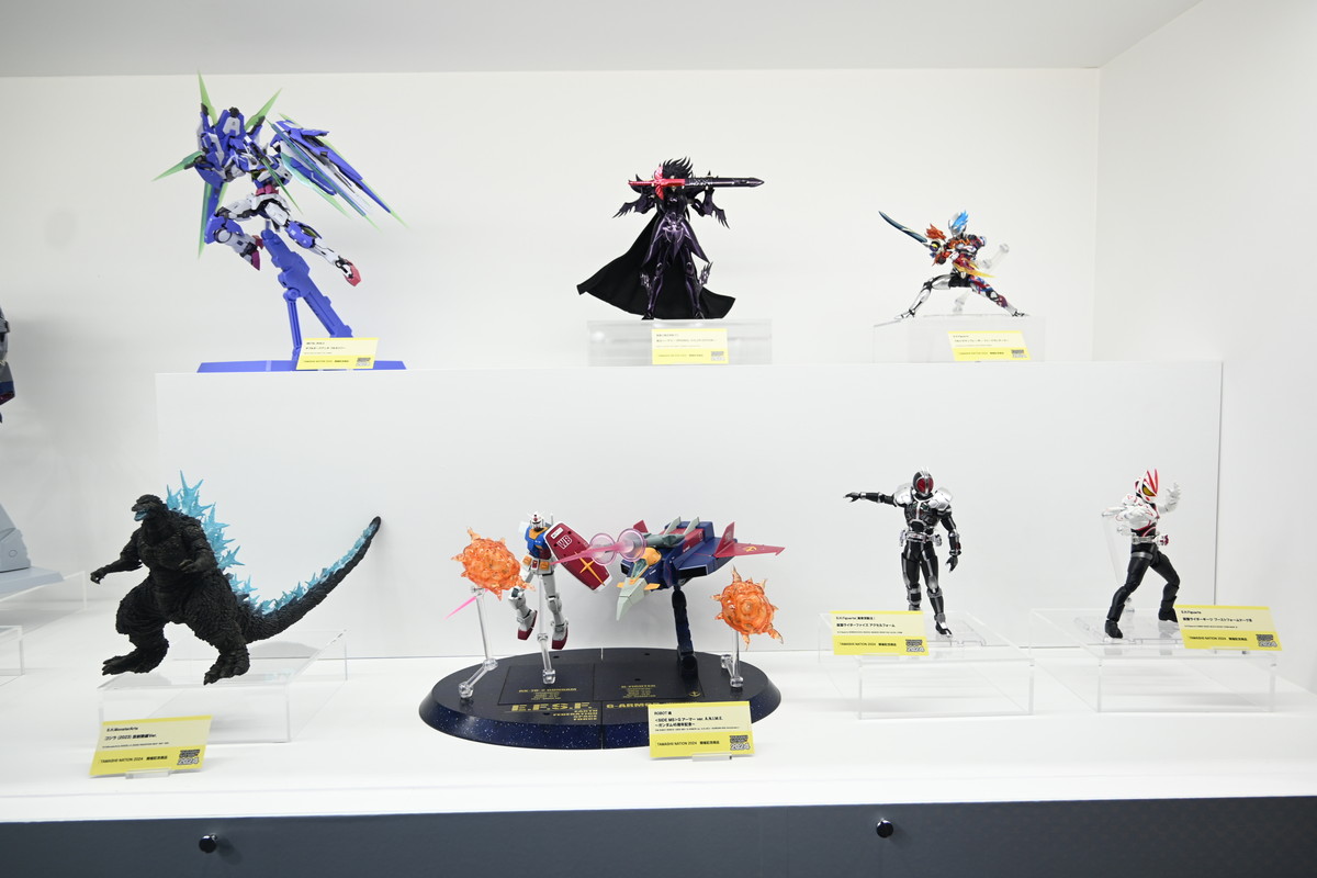 【TAMASHII NATION 2024フォトレポート】「劇場版マクロスF～イツワリノウタヒメ～」スーパールシファーバルキリー（ブレラ・スターン機）や「勇者エクスカイザー」キングエクスカイザーなどのフィギュアを紹介！