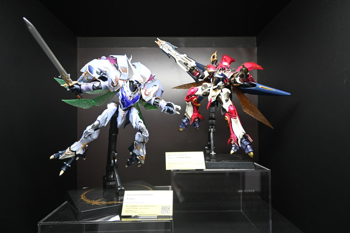 【TAMASHII NATION 2024フォトレポート】「劇場版マクロスF～イツワリノウタヒメ～」スーパールシファーバルキリー（ブレラ・スターン機）や「勇者エクスカイザー」キングエクスカイザーなどのフィギュアを紹介！