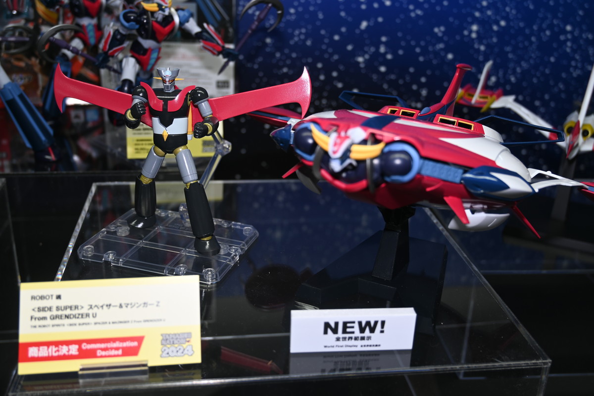 【TAMASHII NATION 2024フォトレポート】「劇場版マクロスF～イツワリノウタヒメ～」スーパールシファーバルキリー（ブレラ・スターン機）や「勇者エクスカイザー」キングエクスカイザーなどのフィギュアを紹介！