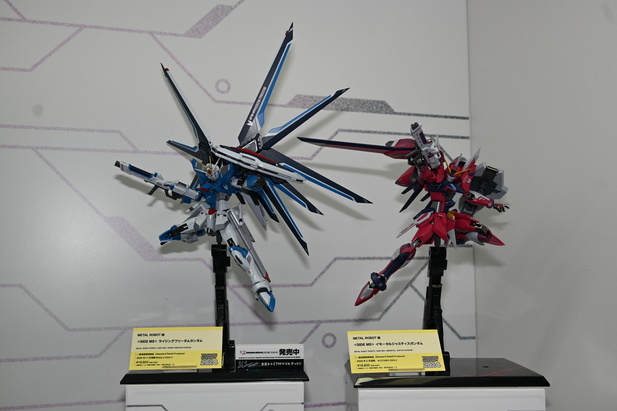 【TAMASHII NATION 2024フォトレポート】「機動戦士ガンダムSEED DESTINY」ソードインパルスガンダムや「機動戦士Zガンダム」Zガンダムなどのフィギュアを紹介！