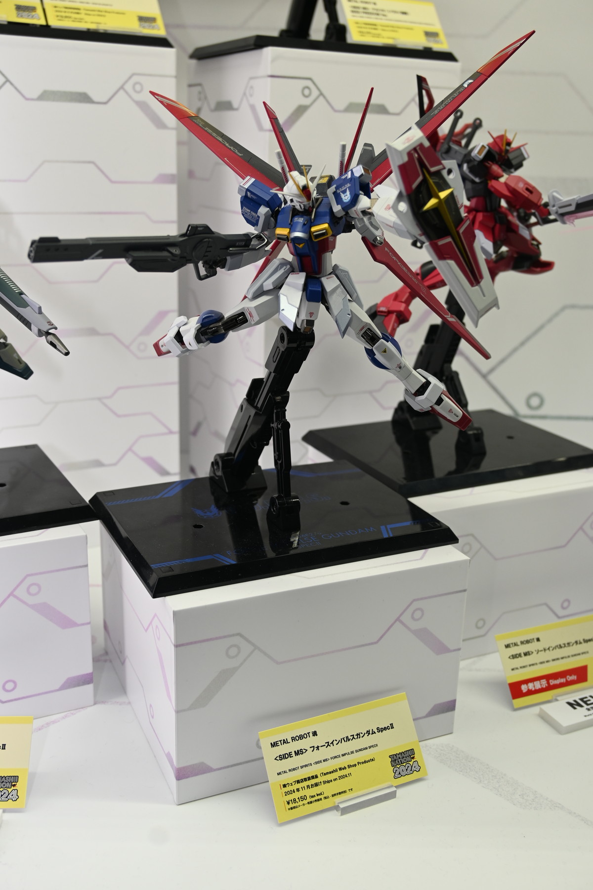 【TAMASHII NATION 2024フォトレポート】「機動戦士ガンダムSEED DESTINY」ソードインパルスガンダムや「機動戦士Zガンダム」Zガンダムなどのフィギュアを紹介！