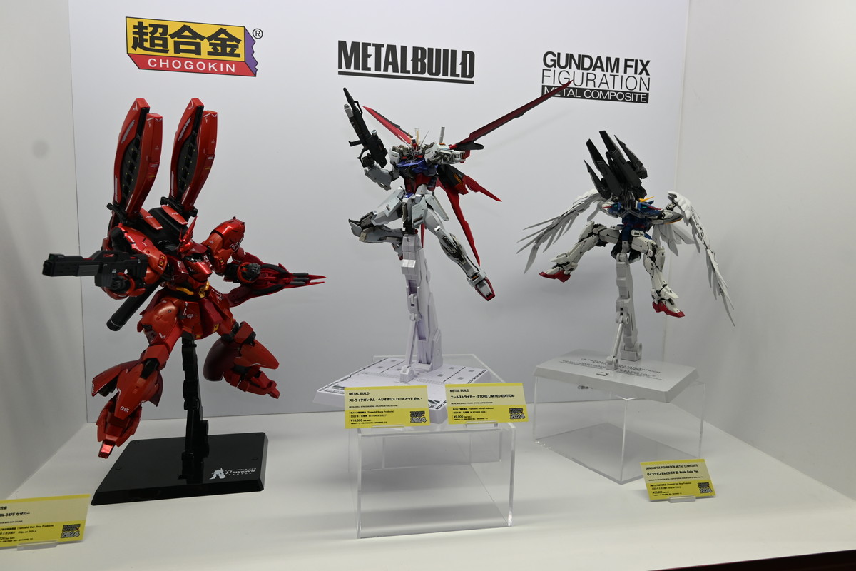 【TAMASHII NATION 2024フォトレポート】「機動戦士ガンダムSEED DESTINY」ソードインパルスガンダムや「機動戦士Zガンダム」Zガンダムなどのフィギュアを紹介！