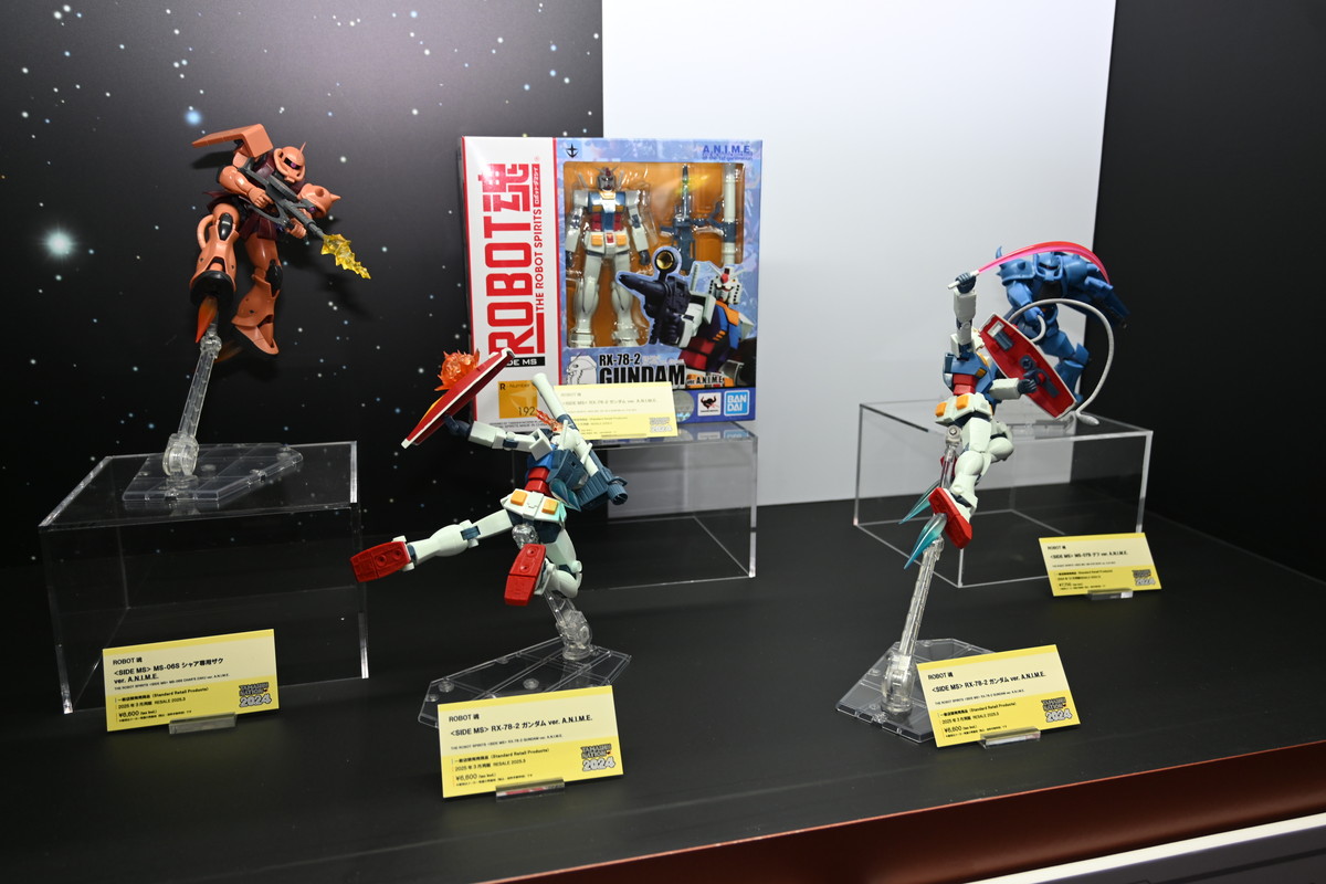 【TAMASHII NATION 2024フォトレポート】「機動戦士ガンダムSEED DESTINY」ソードインパルスガンダムや「機動戦士Zガンダム」Zガンダムなどのフィギュアを紹介！