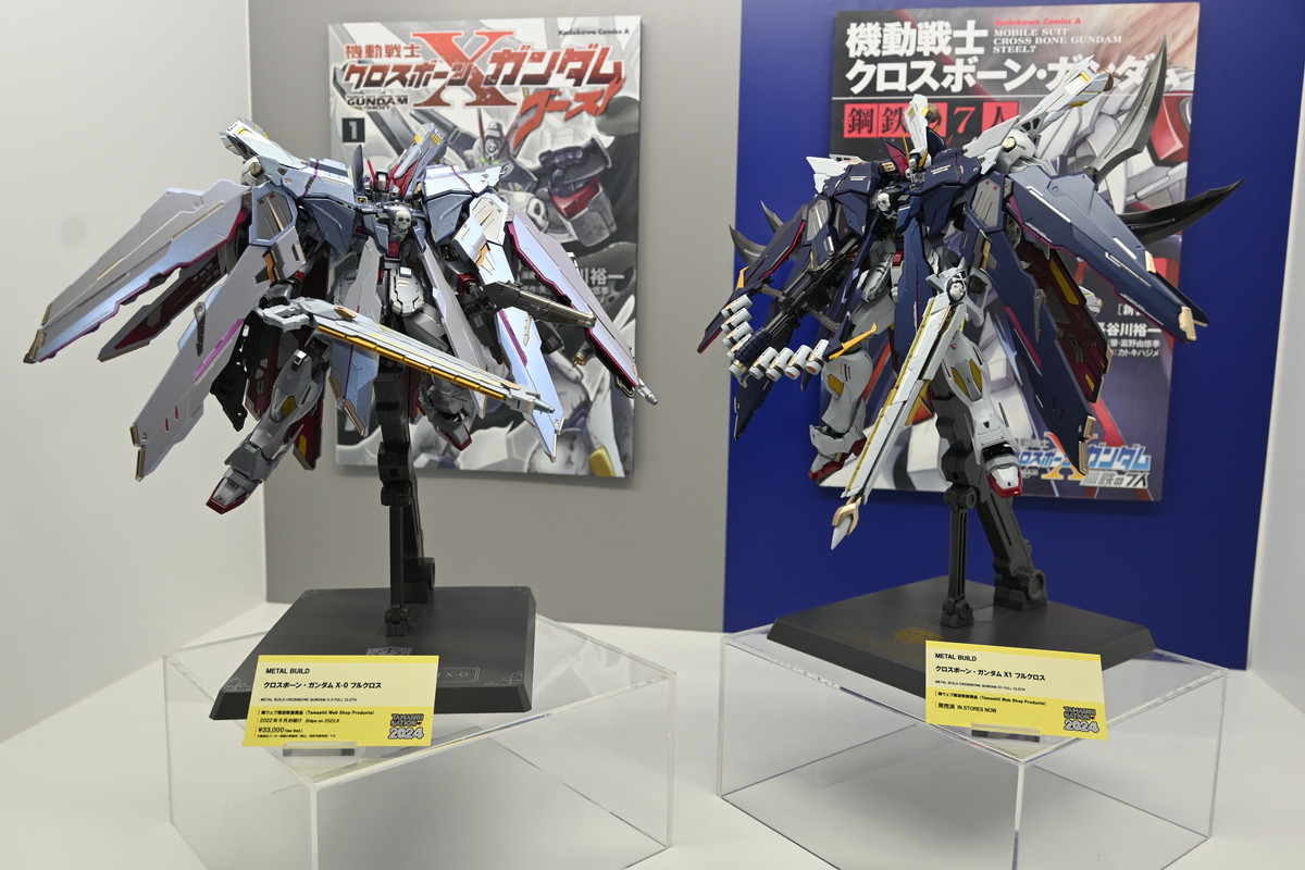 【TAMASHII NATION 2024フォトレポート】「機動戦士ガンダムSEED DESTINY」ソードインパルスガンダムや「機動戦士Zガンダム」Zガンダムなどのフィギュアを紹介！