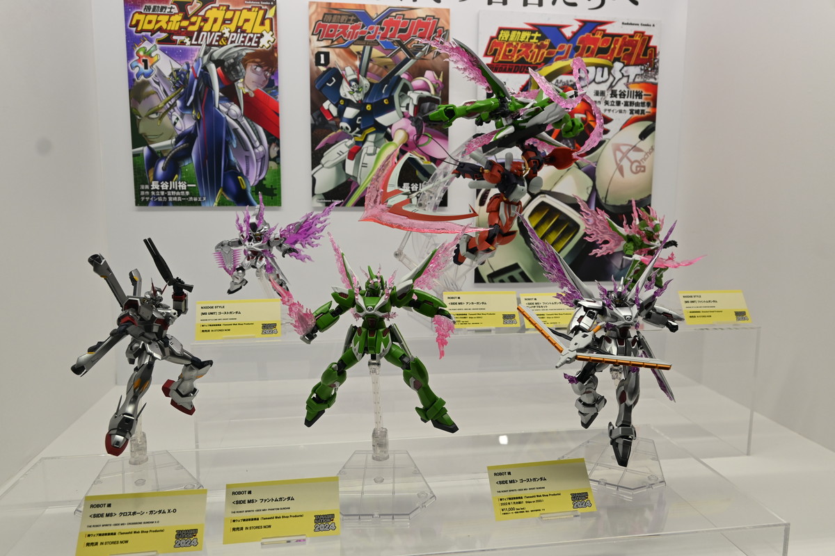 【TAMASHII NATION 2024フォトレポート】「機動戦士ガンダムSEED DESTINY」ソードインパルスガンダムや「機動戦士Zガンダム」Zガンダムなどのフィギュアを紹介！