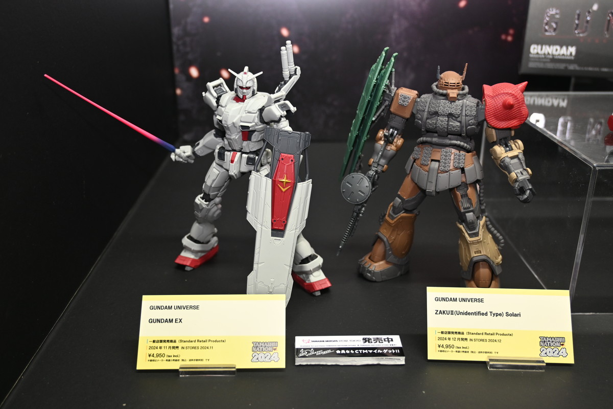 【TAMASHII NATION 2024フォトレポート】「機動戦士ガンダムSEED DESTINY」ソードインパルスガンダムや「機動戦士Zガンダム」Zガンダムなどのフィギュアを紹介！