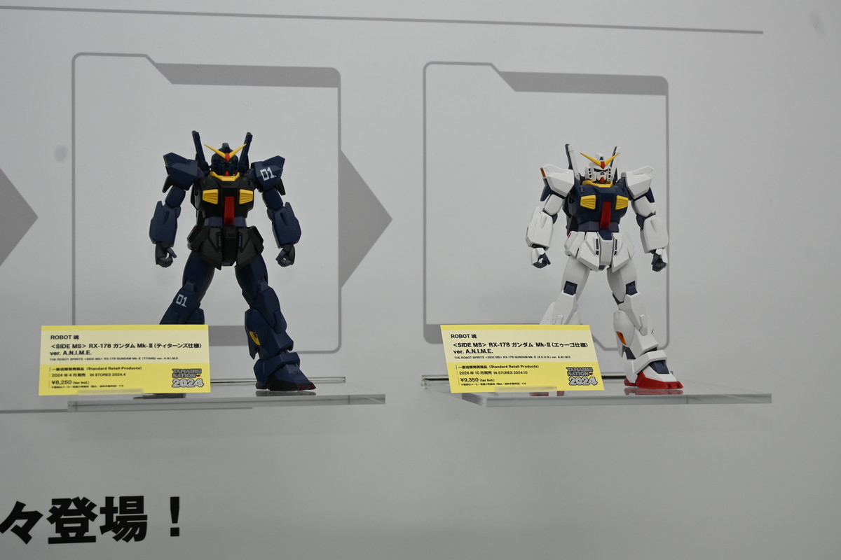 【TAMASHII NATION 2024フォトレポート】「機動戦士ガンダムSEED DESTINY」ソードインパルスガンダムや「機動戦士Zガンダム」Zガンダムなどのフィギュアを紹介！