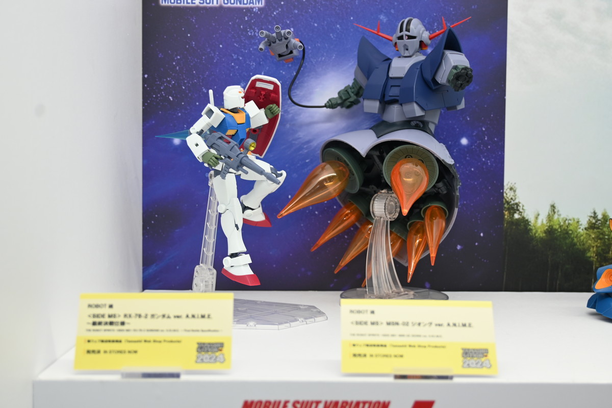 【TAMASHII NATION 2024フォトレポート】「機動戦士ガンダムSEED DESTINY」ソードインパルスガンダムや「機動戦士Zガンダム」Zガンダムなどのフィギュアを紹介！