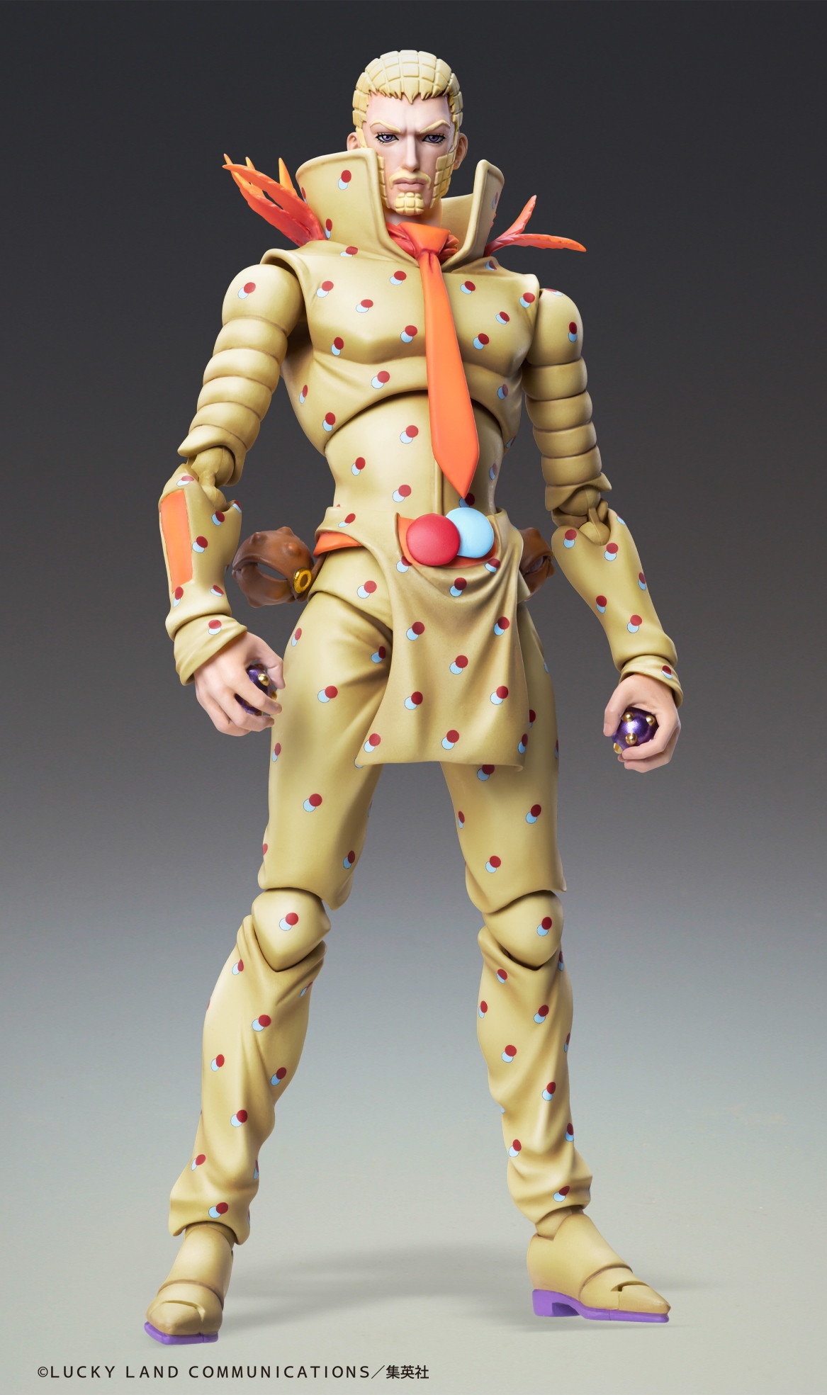 「ジョジョの奇妙な冒険」超像可動シリーズより、「スタープラチナ Ver.CLEAR & GOLD」「虹村形兆&バッド・カンパニー」「ウェカピポ」が登場!