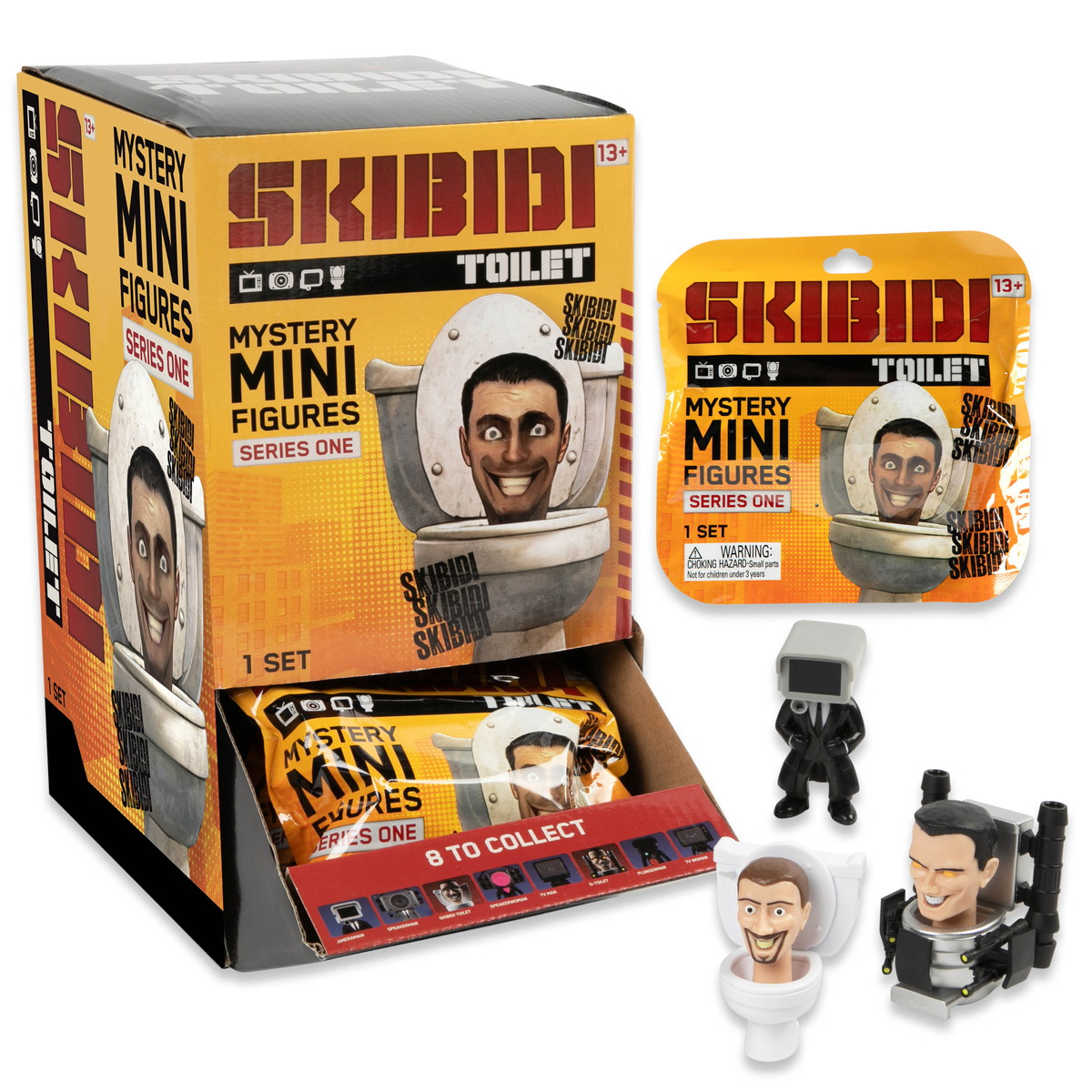 「スキビディトイレ」ブラインドミニフィギュアが登場!2025年7月中旬に発売