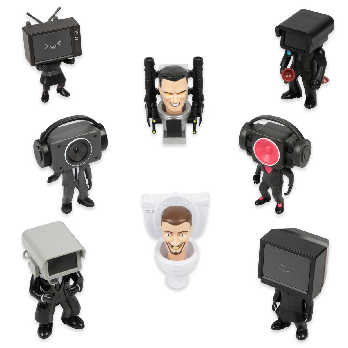 「スキビディトイレ」ブラインドミニフィギュアが登場!2025年7月中旬に発売