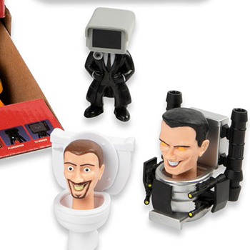 「スキビディトイレ」ブラインドミニフィギュアが登場！2025年7月中旬に発売