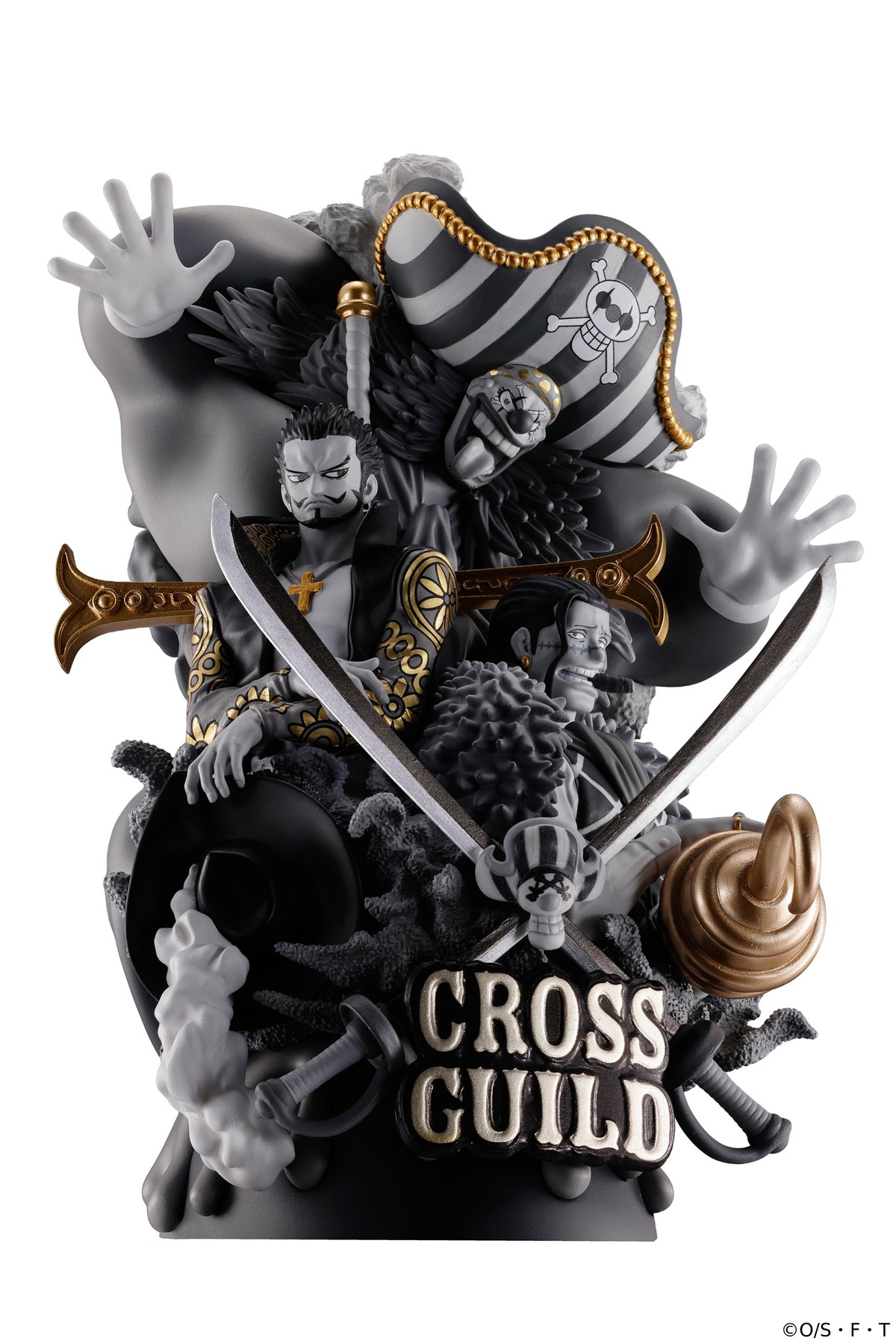TVアニメ「ONE PIECE」とmastermind JAPANがコラボレーション!“クロスギルド”のモノクロフィギュアが5月19日よりZOZOVILLA限定で受注開始