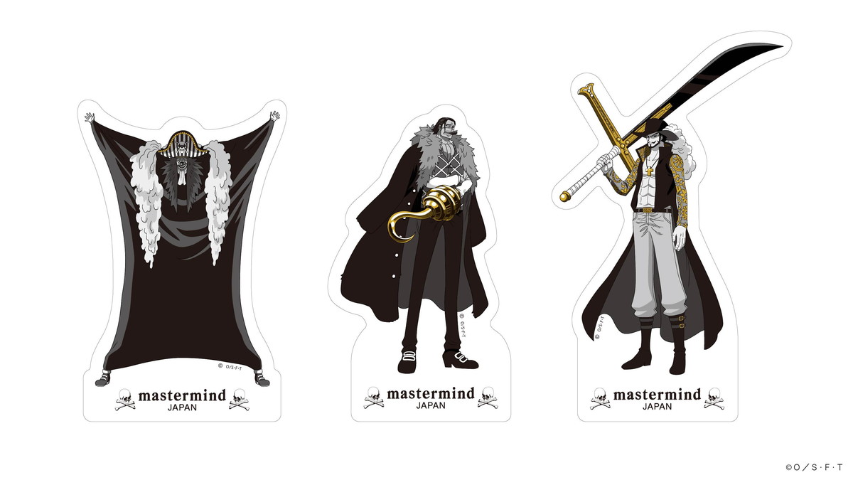 TVアニメ「ONE PIECE」とmastermind JAPANがコラボレーション!“クロスギルド”のモノクロフィギュアが5月19日よりZOZOVILLA限定で受注開始