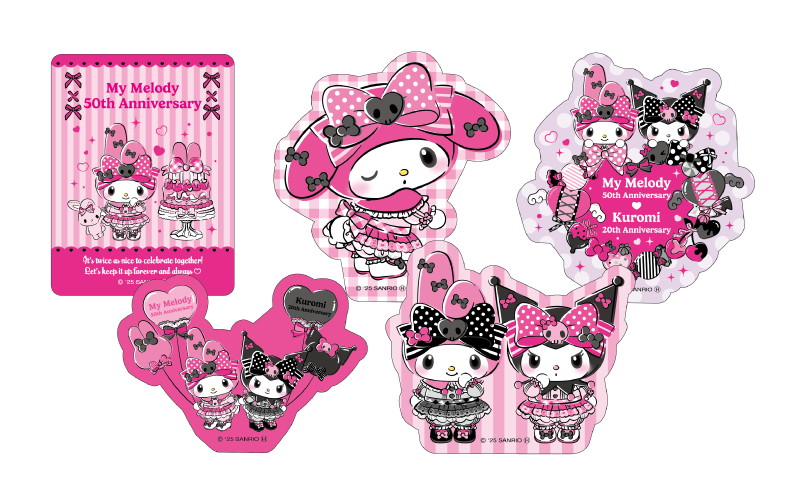 マイメロディ50周年＆クロミ20周年「かわいい」おそろいバースデー♪Happyくじ「My Melody ＆ Kuromi 50th＆20th Anniversaries」が6月27日より順次販売開始！