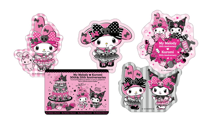マイメロディ50周年＆クロミ20周年「かわいい」おそろいバースデー♪Happyくじ「My Melody ＆ Kuromi 50th＆20th Anniversaries」が6月27日より順次販売開始！