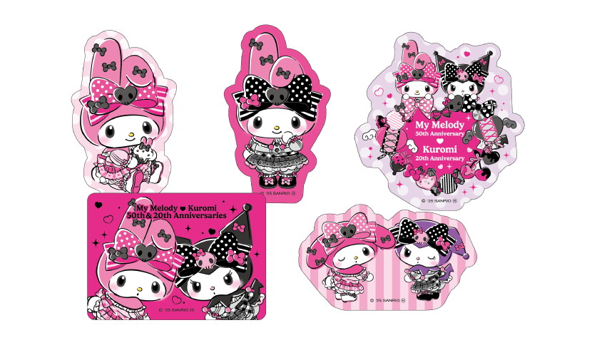 マイメロディ50周年＆クロミ20周年「かわいい」おそろいバースデー♪Happyくじ「My Melody ＆ Kuromi 50th＆20th Anniversaries」が6月27日より順次販売開始！