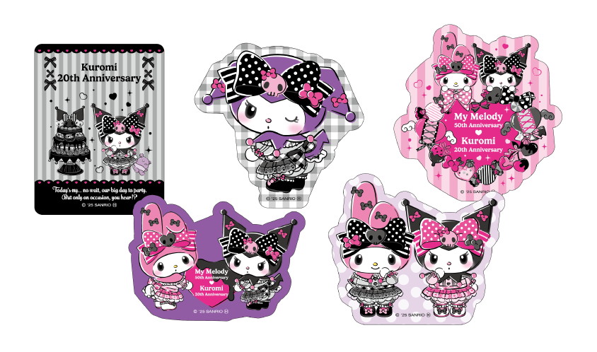 マイメロディ50周年＆クロミ20周年「かわいい」おそろいバースデー♪Happyくじ「My Melody ＆ Kuromi 50th＆20th Anniversaries」が6月27日より順次販売開始！