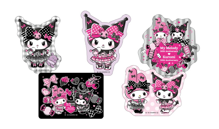 マイメロディ50周年＆クロミ20周年「かわいい」おそろいバースデー♪Happyくじ「My Melody ＆ Kuromi 50th＆20th Anniversaries」が6月27日より順次販売開始！
