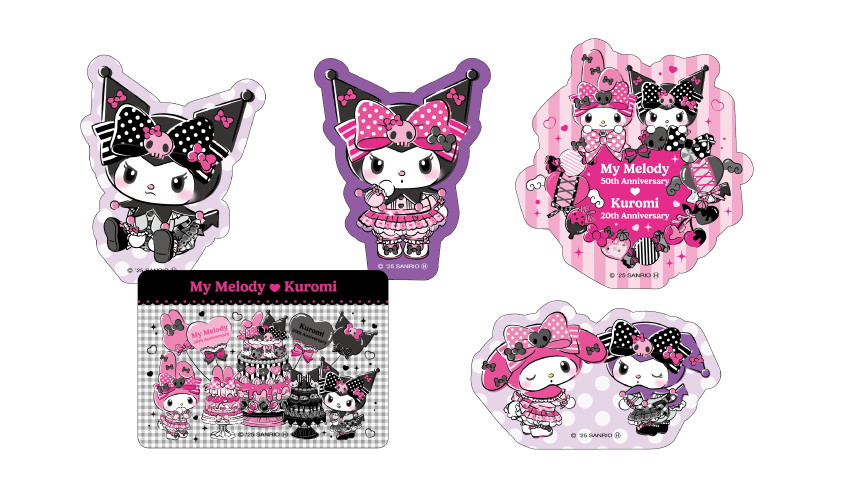 マイメロディ50周年＆クロミ20周年「かわいい」おそろいバースデー♪Happyくじ「My Melody ＆ Kuromi 50th＆20th Anniversaries」が6月27日より順次販売開始！