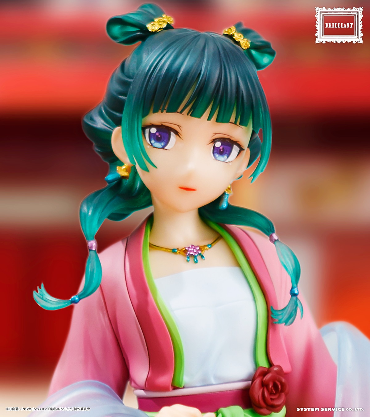 システムサービスの新プライズフィギュアブランド「BRILLIANT」から「薬屋のひとりごと」猫猫が登場!