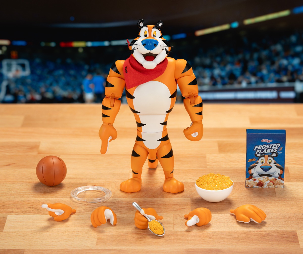 ケロッグ「トニー・ザ・タイガー」とチートス「チェスター・チーター」のアクションフィギュアが7月中旬より登場!