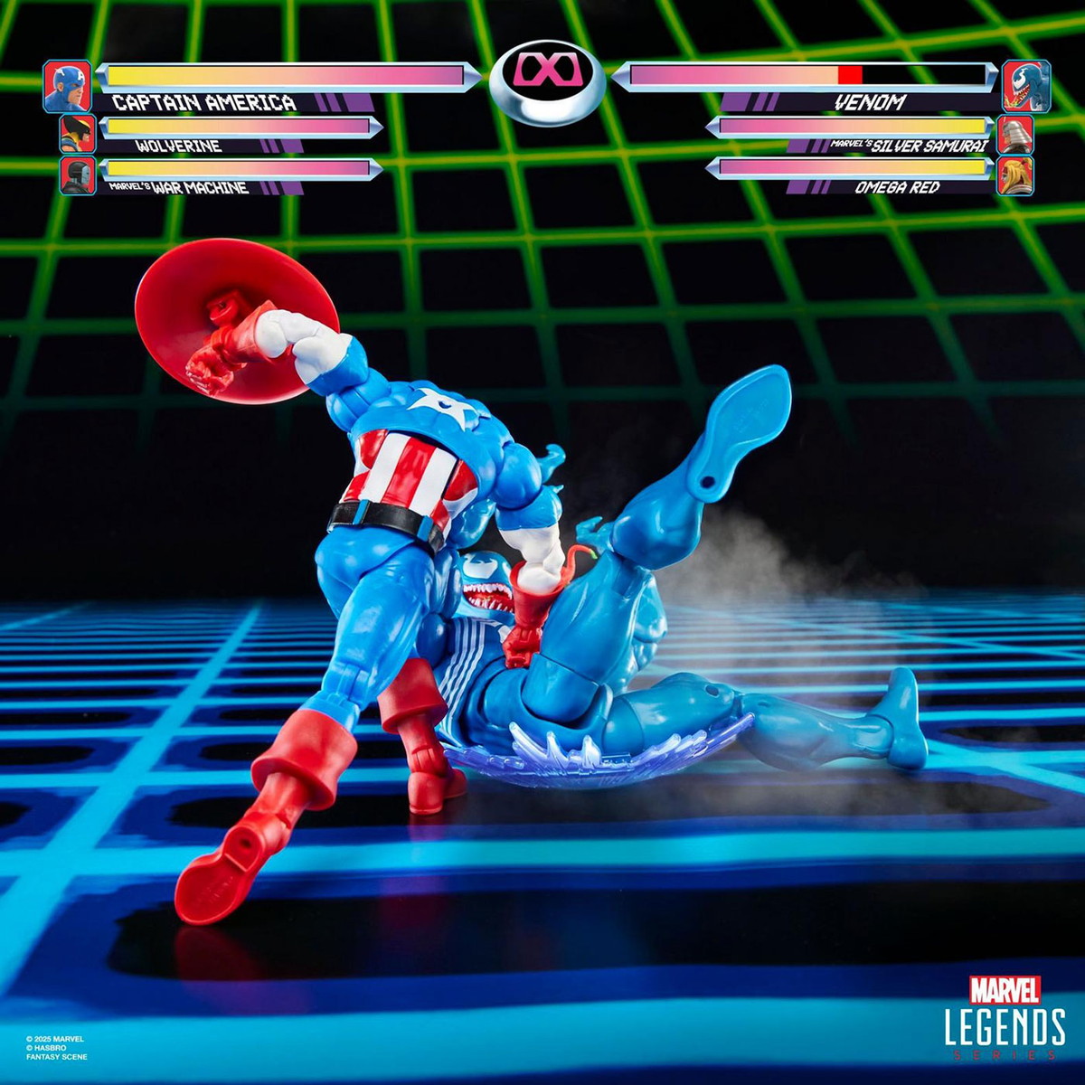 ハズブロの「マーベル・レジェンド」シリーズに、懐かしい2000年代初期ビデオゲームの対戦シーンを再現できるアクションフィギュアが登場!