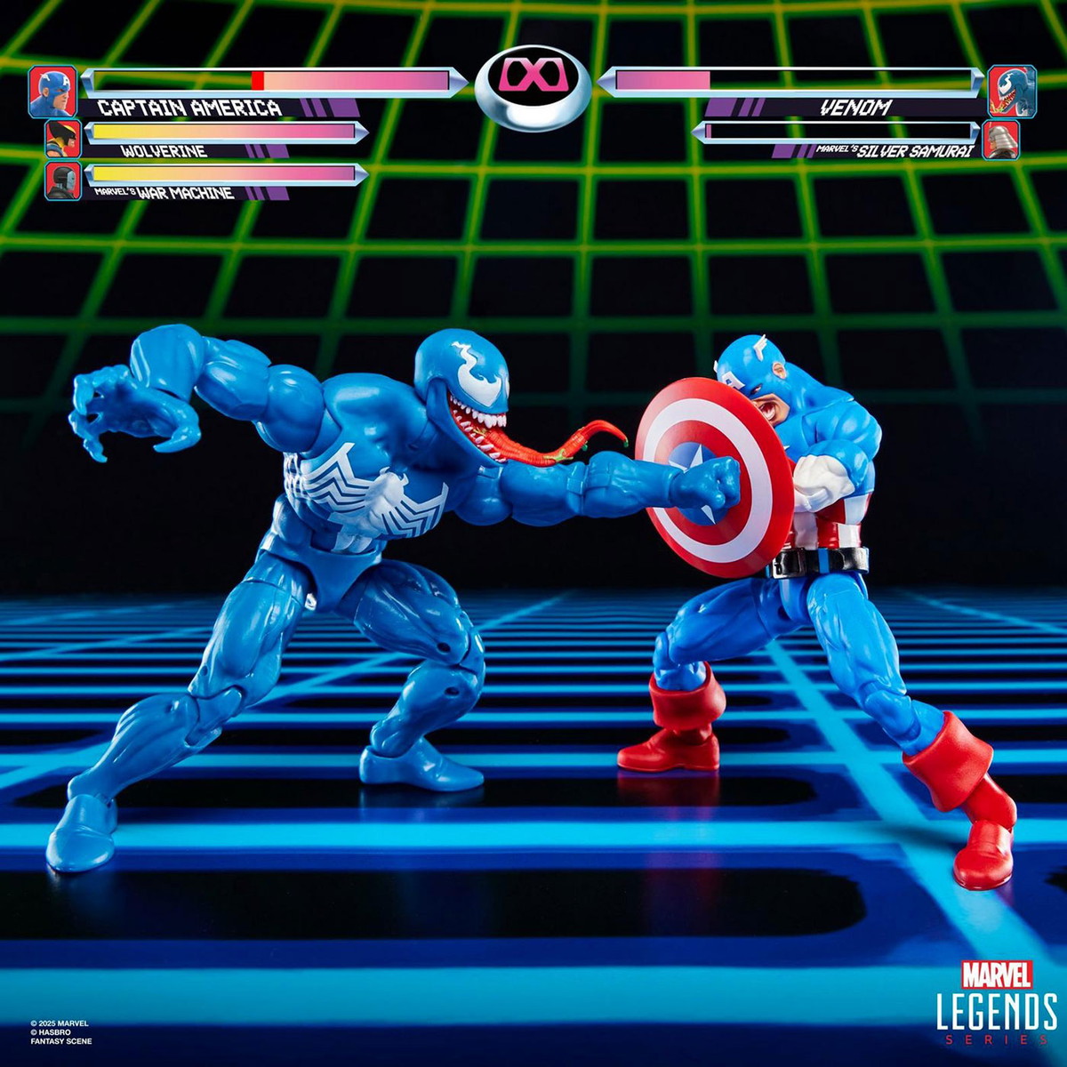ハズブロの「マーベル・レジェンド」シリーズに、懐かしい2000年代初期ビデオゲームの対戦シーンを再現できるアクションフィギュアが登場!