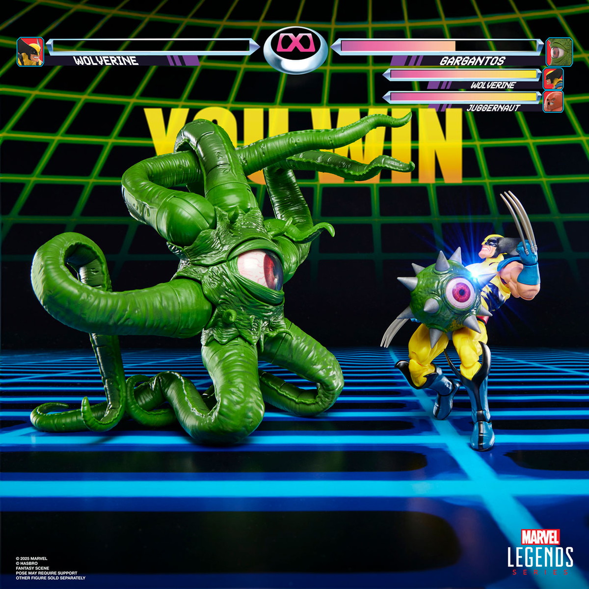 ハズブロの「マーベル・レジェンド」シリーズに、懐かしい2000年代初期ビデオゲームの対戦シーンを再現できるアクションフィギュアが登場!