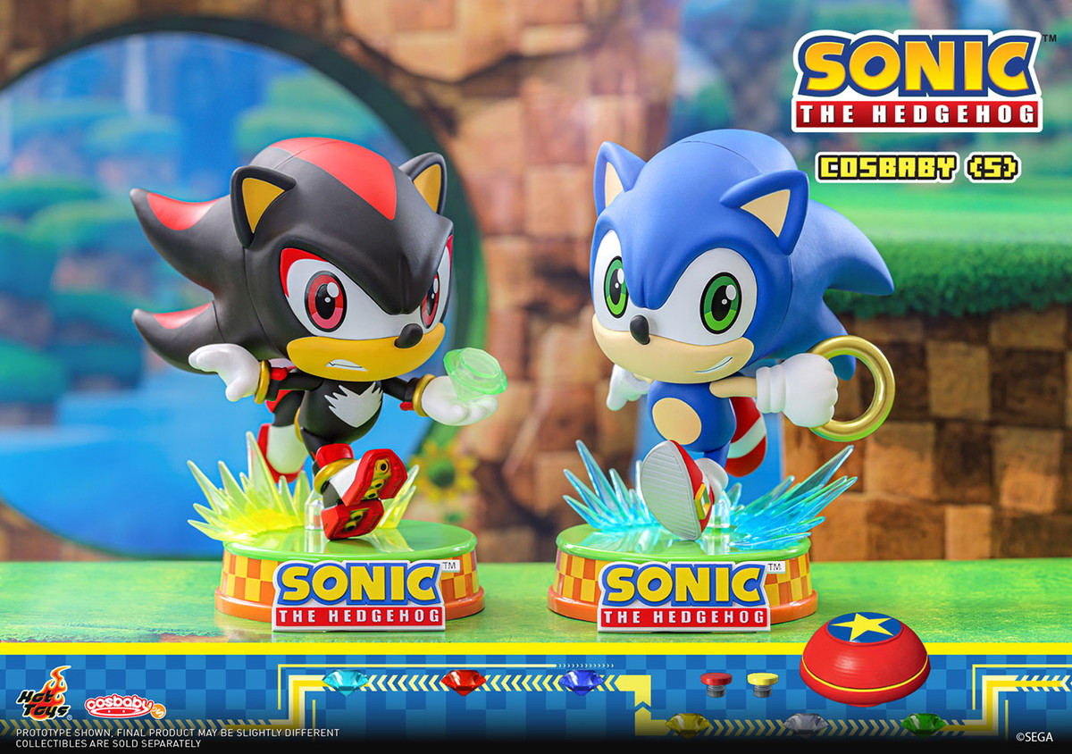 ホットトイズより「ソニック・ザ・ヘッジホッグ」のデフォルメフィギュアが登場!「コスビ」と「コスベイビー」シリーズに大集合!