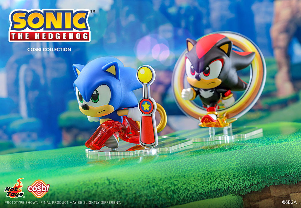 ホットトイズより「ソニック・ザ・ヘッジホッグ」のデフォルメフィギュアが登場!「コスビ」と「コスベイビー」シリーズに大集合!