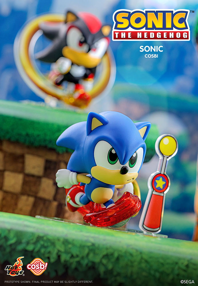 ホットトイズより「ソニック・ザ・ヘッジホッグ」のデフォルメフィギュアが登場!「コスビ」と「コスベイビー」シリーズに大集合!